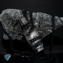 Original black chain trend dark niche handmade lighter case lighter cover suitable for Grasshopper ED1 lighter