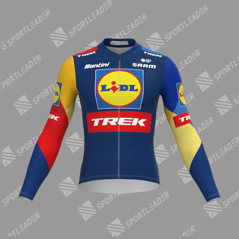 Trek Cycling Jersey Short-Sleeve Slim Fit Aerodynamic Team Edition Cycling Long-Sleeve Tour De France Fan Edition Breathable Slim Fit