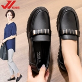 Обувь для матери, нескользящие туфли для кожаной обуви, для среднего возраста, мягкая подошва
