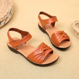 Сандалии для матери, нескользящие летние туфли, для среднего возраста, мягкая подошва