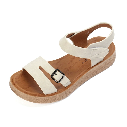 Летние модные туфли, сандалии на платформе для матери, мягкая подошва