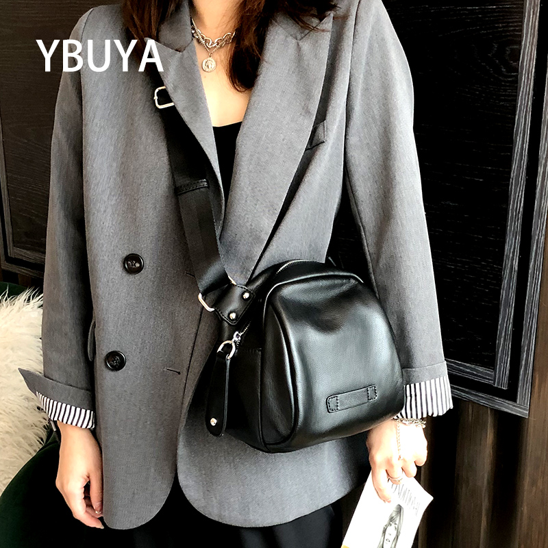 Genuine Leather Pouch Pack Woman 2021 New Tide Summer 100 Hitch Atmospheric Single Shoulder Diagonal Satchel Fashion Brief Women's Bag Trend