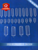 Available from stock Quartz boat Semi-circular flat bottom high temperature resistant glass tube boat for tubular furnace can be customized and invoiced