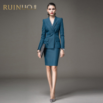 Ruinuo professional suit female 2021 spring new fashion celebrity suit overalls leisure business interview dress