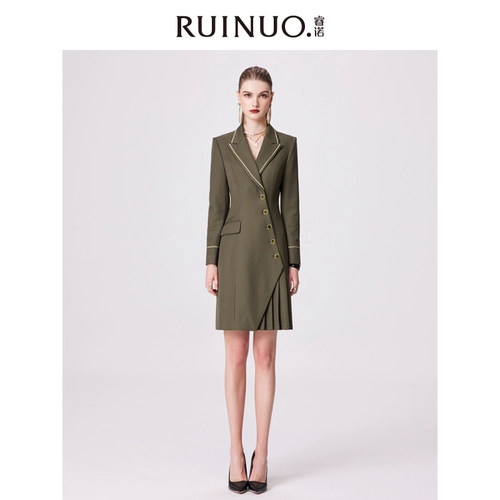 Классический костюм, приталенное платье, модный комплект, в британском стиле, изысканный стиль