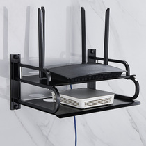 TV set-top box rack aluminum alloy Non-hole wireless router storage box projector bracket wall hanging