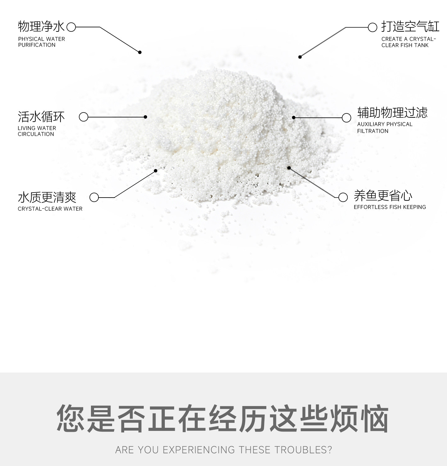 马印活水蛋白棉专业净水水族过滤空气缸净化水质过滤材料鱼缸过滤 detail 12
