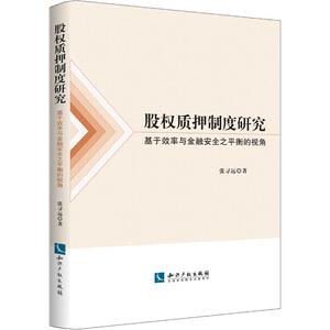 股权质押制度研究 基于效率与金融安全之平衡的视角 张寻远 著 财政金融 经管、励志 知识产权出版社