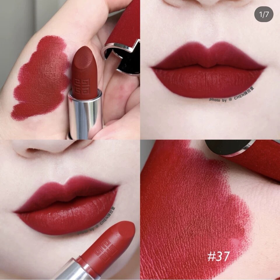 Copy the bottom price Givenchy limited red velvet lipstick N37 N35 N36 N27 N12 lambskin 333 306