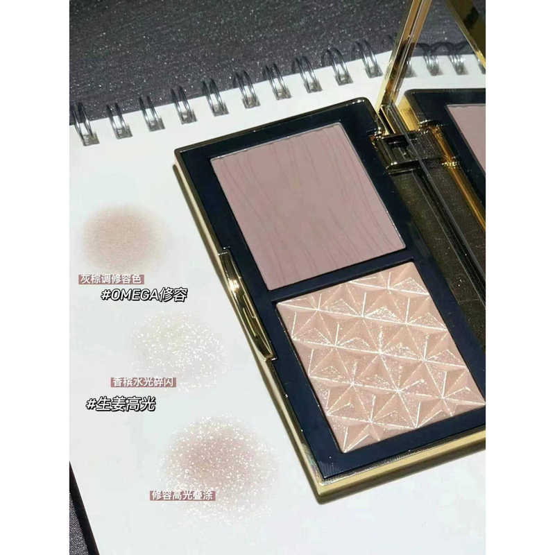 Ultimate Combination Palette~Mac Limited Edition Small Gold Box Contour and Highlight Dual-Color Palette Ginger Highlight + Omega Nose Shadow Ultimate Combination Palette~Mac Limited Edition Small Gold Box Contour and Highlight Dual-Color Palette Ginger Highlight + Omega Nose Shadow