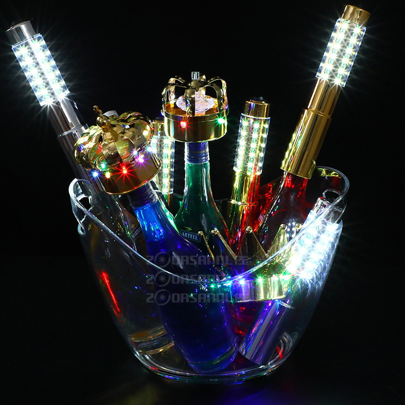 Luminous Champagne burst light led charging red wine Wine Stopper Out of wine hat Run Ma Crown Ocean Wine Cap Bar Pops