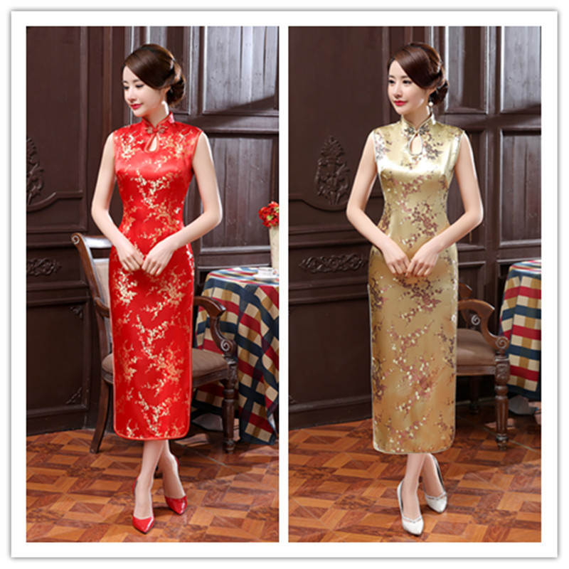 Red Wedding Toast Dress, Bride's Chinese-Style Modified Cheongsam, Slimming and Elegant Evening Dress, Women's A-Line Skirt, Mid-Length Red Wedding Toast Dress, Bride's Chinese-Style Modified Cheongsam, Slimming and Elegant Evening Dress, Women's A-Line Skirt, Mid-Length