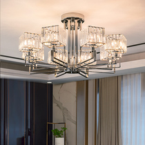 Chandelier living room lamp modern simple 2021 new living room headlight crystal lamp living room chandelier light luxury lamps