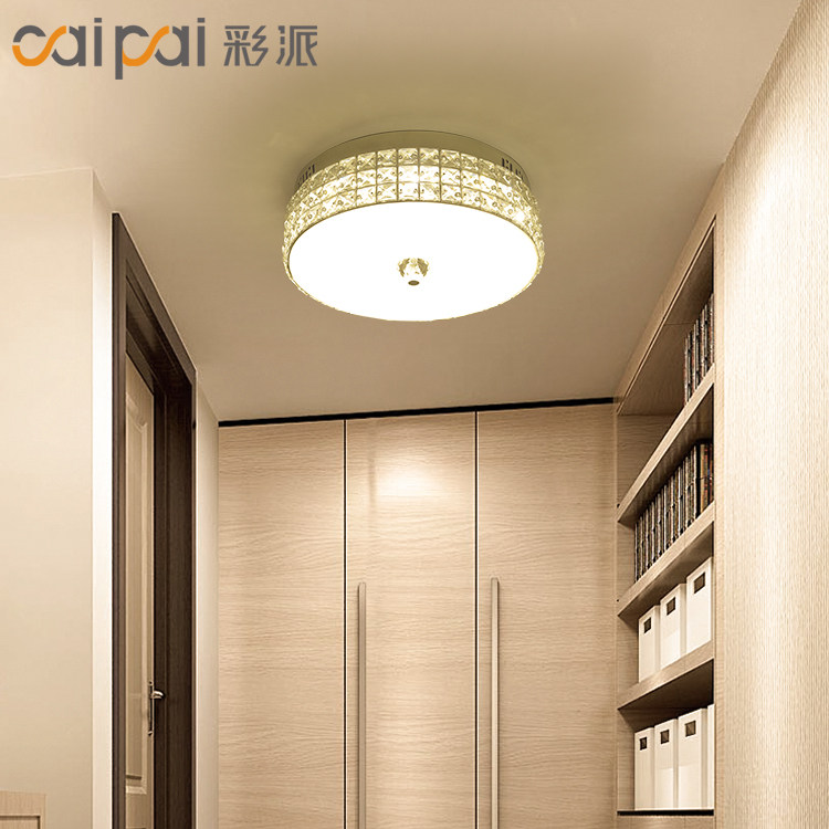 Caipai simple fashion balcony ceiling lamp porch aisle duplex staircase creative thin crystal lighting lamps