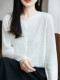French-Style Lace-Trimmed Fine-Knit Cardigan for Women, Loose-Fitting Thin Sweater, 2026 New Model for Petite Figures