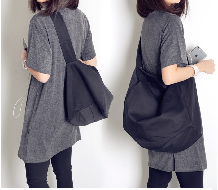 Large-Capacity Water-Repellent Nylon Work Bag Korean Style Trendy Hip-Hop Fashion Versatile Shoulder Crossbody Bag for Men and Women Large-Capacity Water-Repellent Nylon Work Bag Korean Style Trendy Hip-Hop Fashion Versatile Shoulder Crossbody Bag for Men and Women