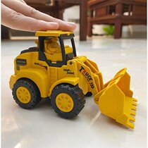 Childrens inertia car Press excavator baby bulldozer engineering car boy fun model car WW