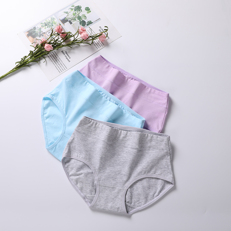 Rain fan underwear women's confused bottoms thin section comfortable breathable mid-waist belly-shrinking hip-lifting shorts summer cotton briefs