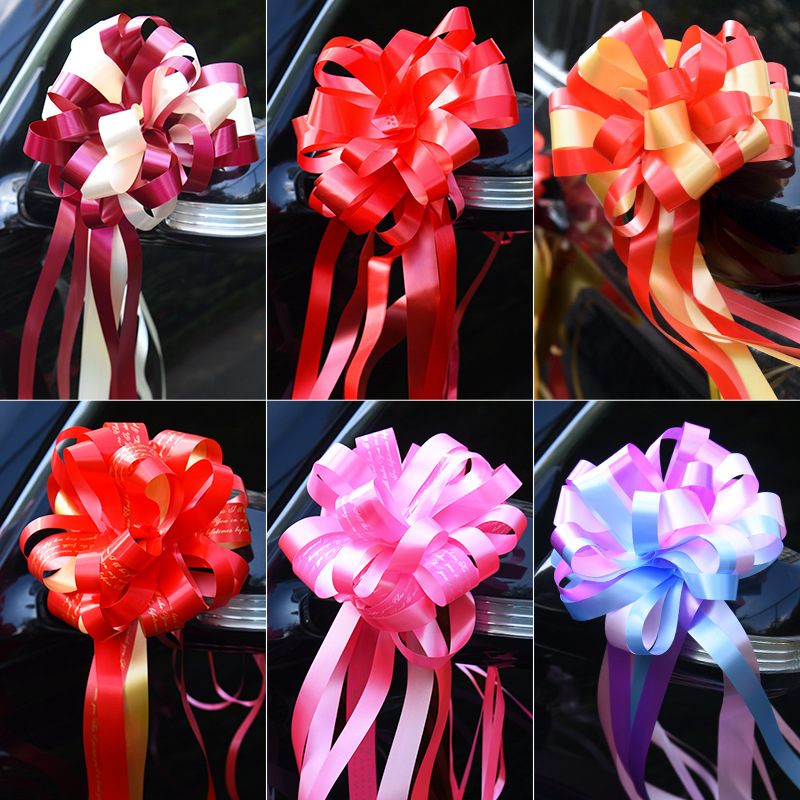 Wedding Wedding House Arranged Wedding Car Decoration Wedding Wedding Supplies Rahua Car Team Flowers Car Door Hand Color With Suit-Taobao