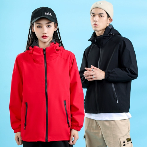 Демисезонная куртка для работы, флисовый зимний лонгслив, осенняя, делается под заказ, с печатью вашего логотипа