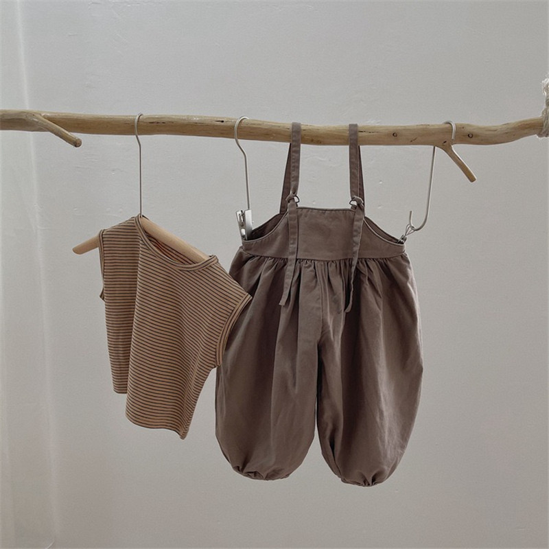 Who wears who is cute~ There are feel children's baby bag pants unisex male and female baby foot-receiving bloomers 2021 summer fashion trend