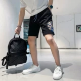 Шорты, летние тонкие штаны для отдыха, китайский стиль, с вышивкой