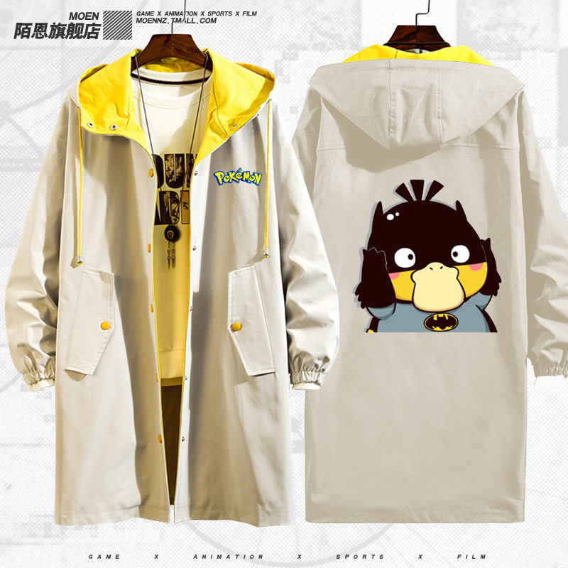 Jacket Elf Bảo Giấc mơ Elf Pikachu Thám Co-hoạt hình Jacket Quần áo Couple nam Và nữ áo gió