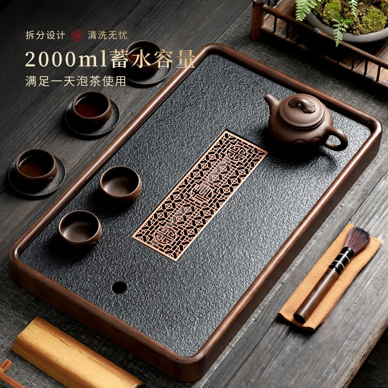 🍵古韵新风！陶福气中式实木茶盘，让你的茶歇时光更雅致 -茶盘-淘宝好物网