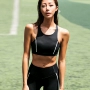 La Nikar đồ lót thể thao chuyên nghiệp nữ tập thể dục yoga nữ kiểu vest không vành thoáng khí áo ngực liền mạch áo pitch