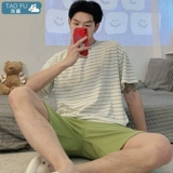 Хлопковая тонкая пижама, комплект для школьников, короткий рукав, подходит для подростков, большой размер