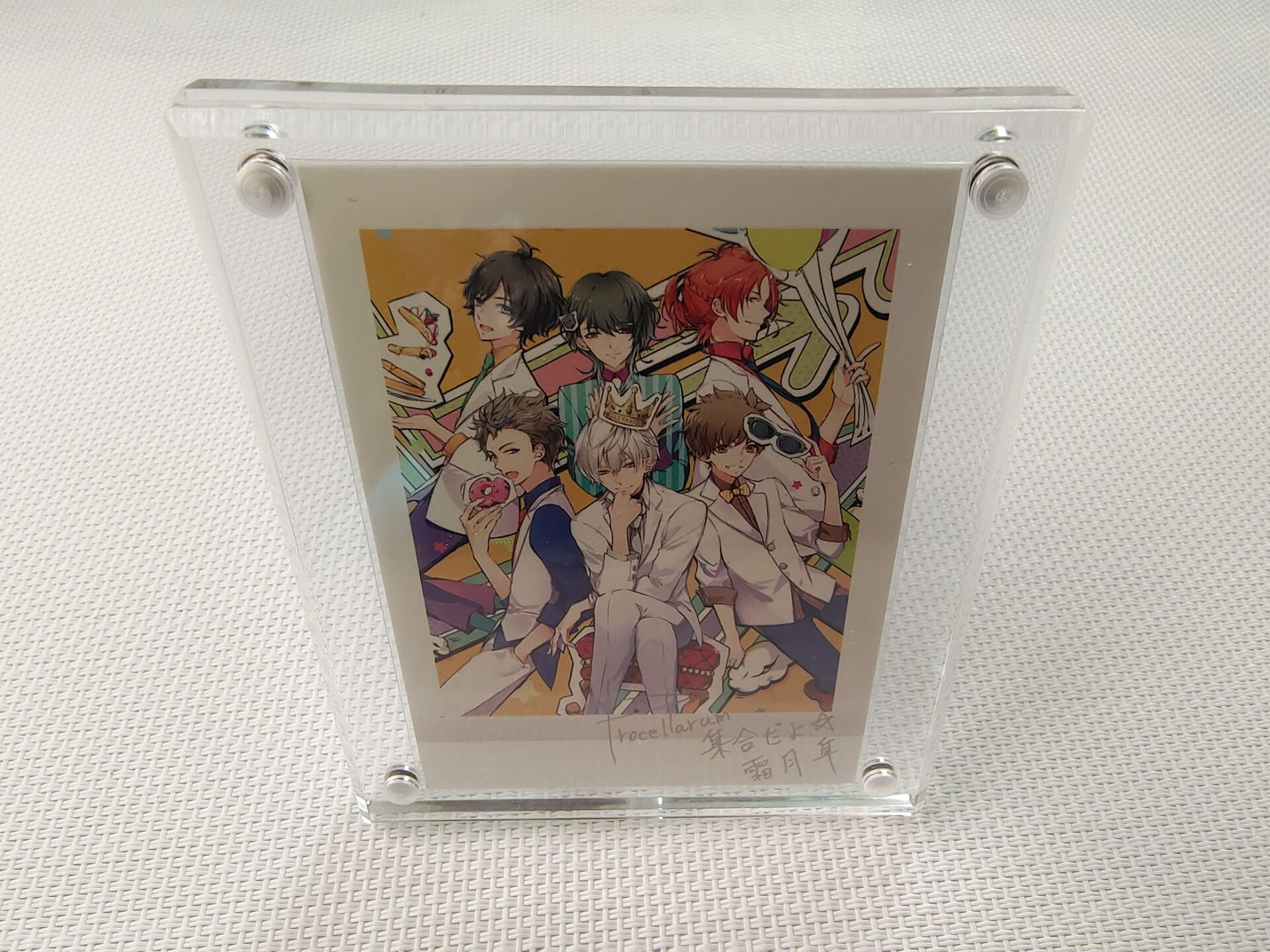 Acrylic card brick high overdraft with bracket beat up with a stickler Postcard beauty Valley applicable yo