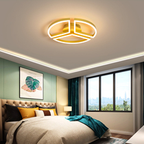 Bedroom lights Net red creative personality round light luxury led ceiling lights warm romantic study room Nordic lamps