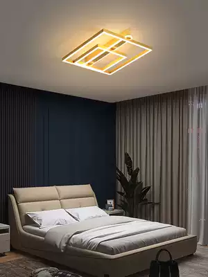 Bedroom lights Nordic luxury modern simple LED ceiling lights home atmosphere creative personality square room lamps