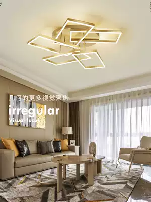 Living room lamp ceiling lamp Nordic simple modern light luxury creative personality Villa Hall Golden fashion LED lamps