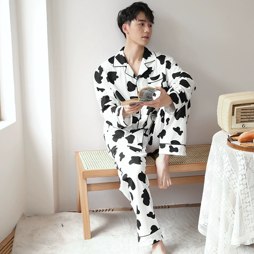 Дизайнерская хлопковая летняя пижама, лонгслив, черный тонкий кардиган для школьников