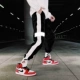 Mùa thu quần dài nam cộng với quần thể thao nhung quần hip hop chín quần quần thể thao nam
