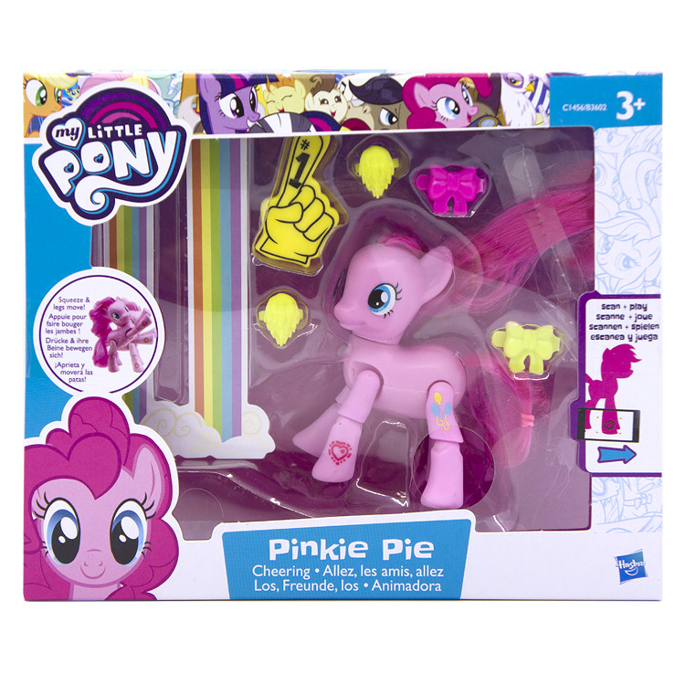 Child's Baomy Little Pony joint movable kick leg Rainbow Little Ma Rainbow Little Marpinkie pie Pie