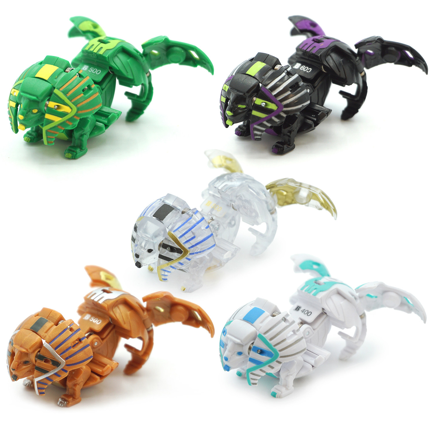 New authentic explosive star domain fighting armoured alliance BP deformation toy weapon complex transparent Sphinx image