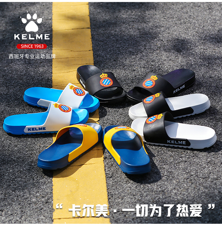 Carl beauty kelme dép thể thao nam xu hướng mặc giản dị dép thoáng khí mùa hè dép thoáng khí và dép - Dép thể thao dép tổ ông
