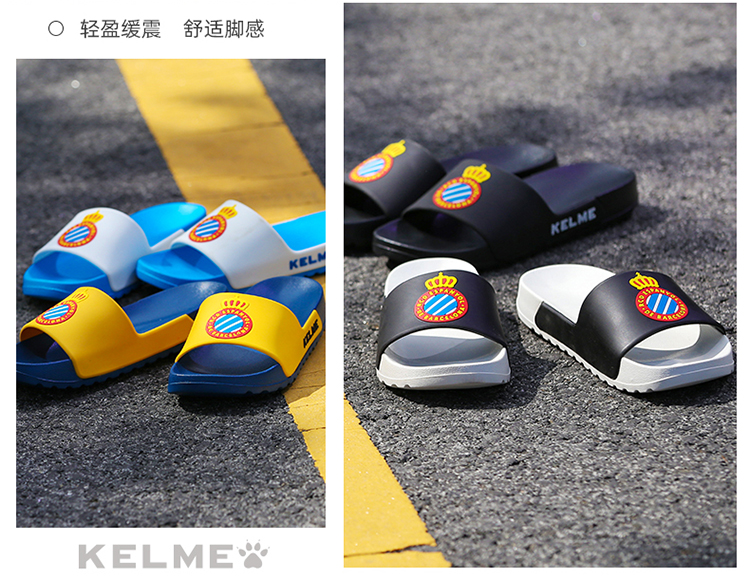Carl beauty kelme dép thể thao nam xu hướng mặc giản dị dép thoáng khí mùa hè dép thoáng khí và dép - Dép thể thao dép tổ ông