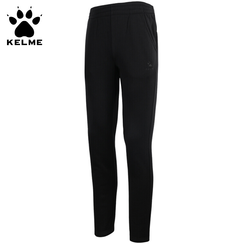 KELME Kalmi training pants winter sports trousers for men Garching thickened with cotton closeted legs warm and straight.