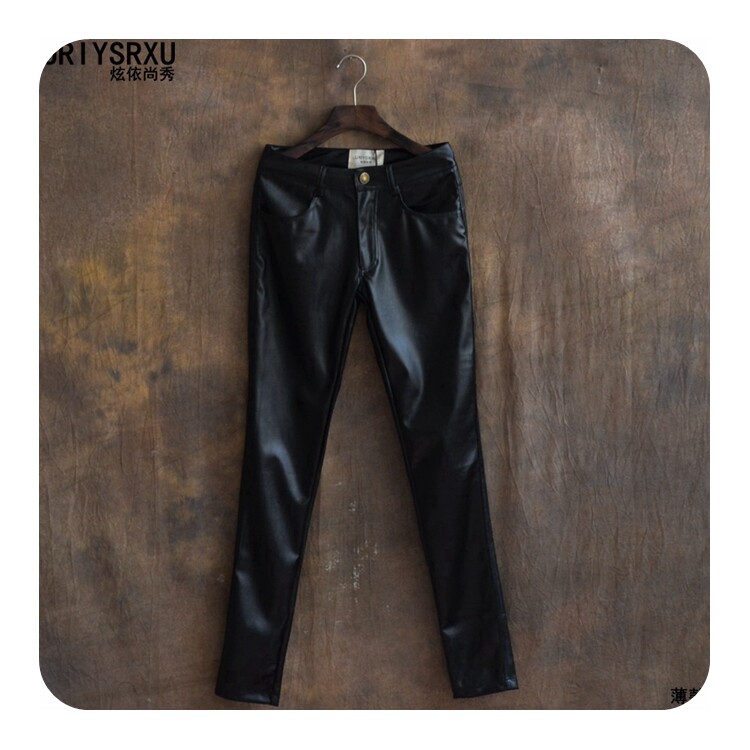 Pantalon cuir homme serré pour adolescent - Ref 1480638 Image 8