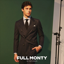 FULL MONTY double-breasted suit suit suit men Business slim professional dress groom wedding suit