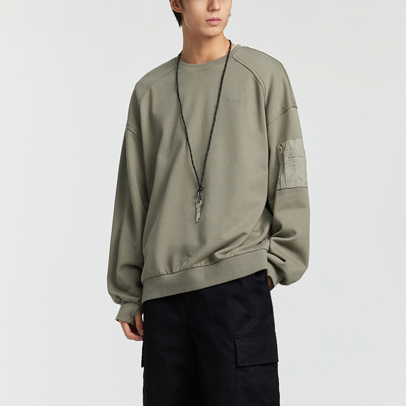 2025孕妇潮服风向标：韩式设计孕妈中长款卫衣