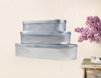 Aluminum alloy acupuncture needle box portable acupuncture box aluminum needle box acupuncture equipment fire needle box storage box sterilized needle box