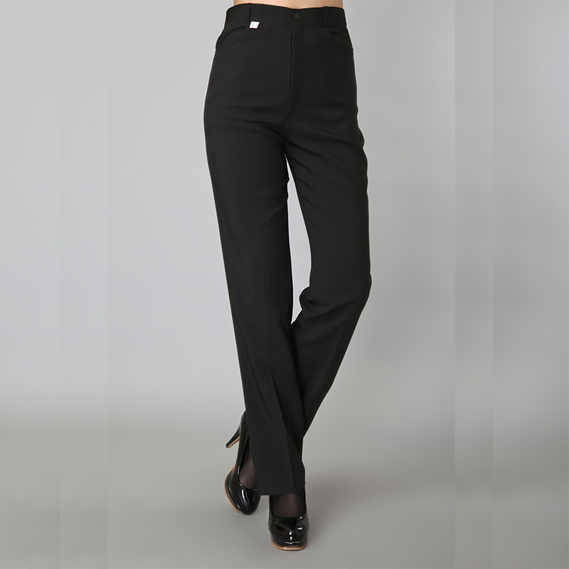 Hotel Workwear Women Pants Black Straight Drum 100 Lap Long Pants Attendant Pants Professional Women Pants