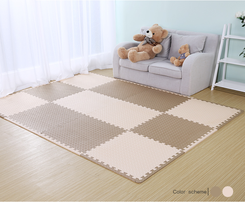 Trẻ em đố hộp khâu thảm bọt tatami mat sàn dày bé bò bé leo lên pad - Thảm sàn thảm bếp