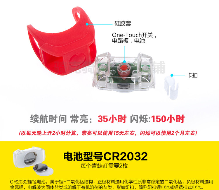 Eclairage pour vélo - Frog Lumières - Ref 2401581 Image 7