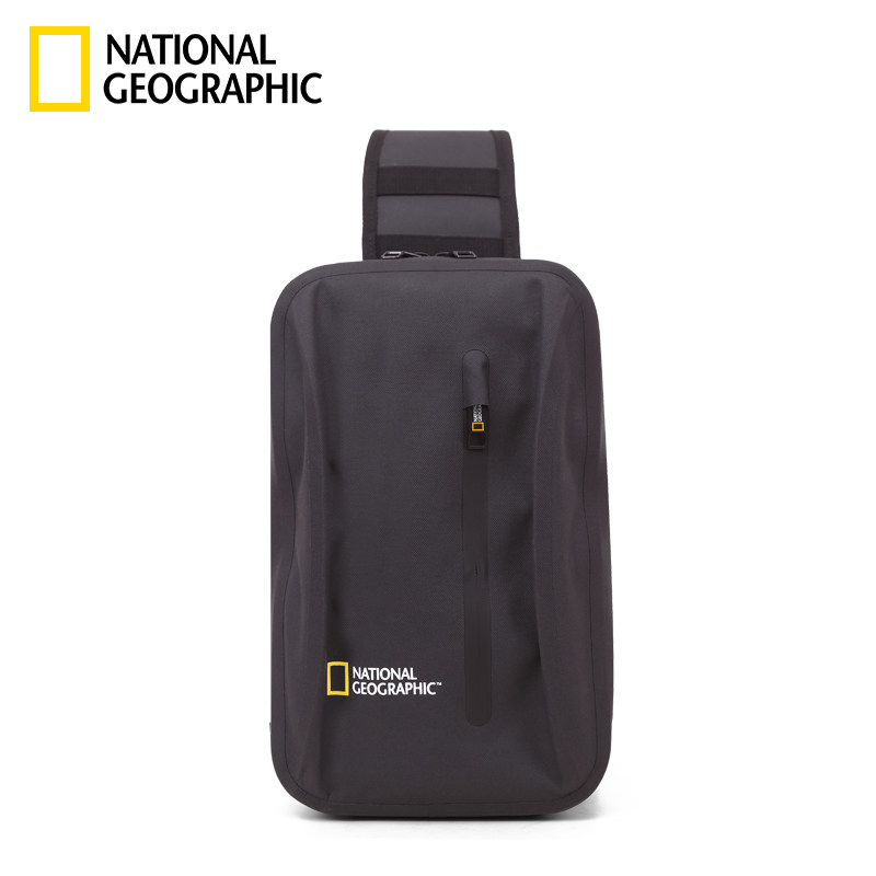 National Geographic Chest bag Men's bag Shoulder Messenger bag Casual chest bag Mobile phone waterproof RFID information anti-theft system