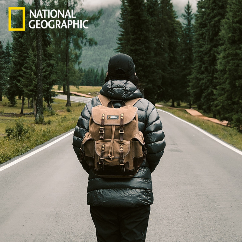 Tribal Series National Geographic Backpack Retro Outdoor Travel Large Capacity Computer Backpack Waterproof Drone